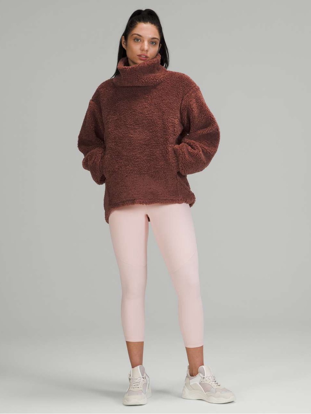 Lululemon Warmth Restore Long Pullover in Warm Topaz